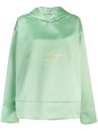 Mm6 Maison Margiela Logo Hoodie - Green