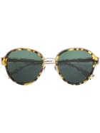 Dior Eyewear Celestial Tortoiseshell Effect Sunglasses - Yellow &