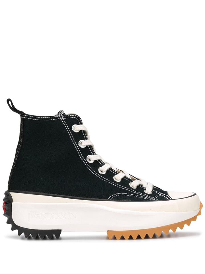 Converse X Jw Anderson Run Star Hike Sneakers - Black