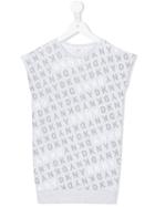 Dkny Kids - Sleeveless Logo Print T-shirt - Kids - Cotton/polyester/viscose - 10 Yrs, Grey