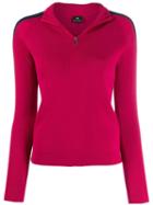 Ps Paul Smith Ribbed Knit Sweater - Pink