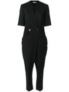 Stella Mccartney Double-breasted Jumpsuit - Black