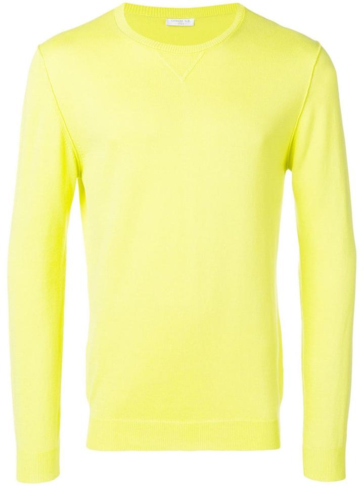 Cenere Gb Round Neck Jumper - Yellow