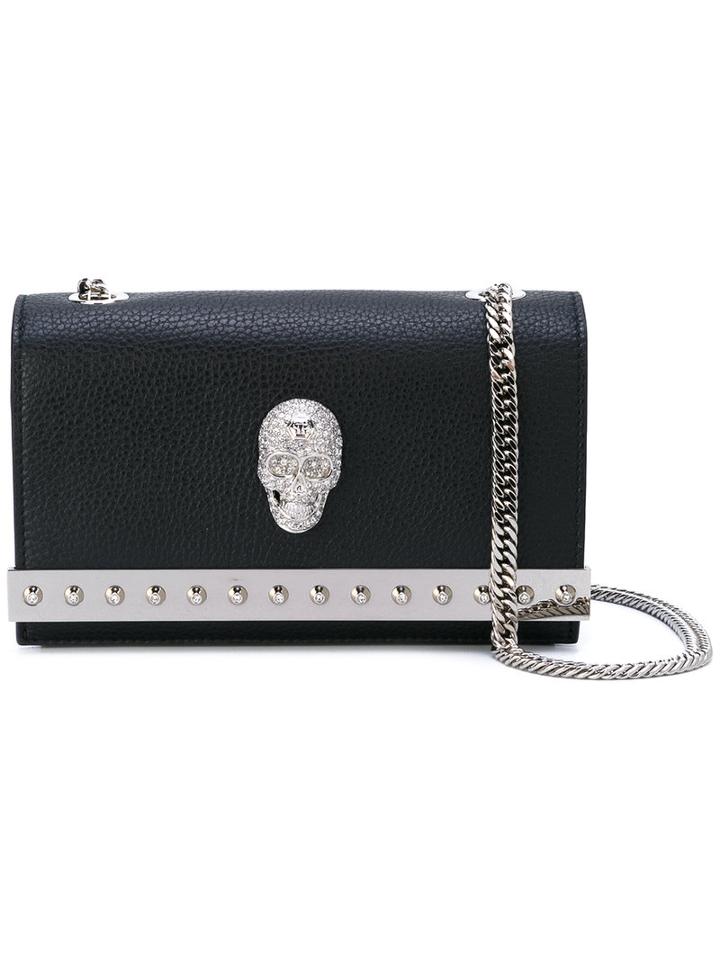 Philipp Plein - Gabrielle Shoulder Bag - Women - Calf Leather/polyester - One Size, Black, Calf Leather/polyester