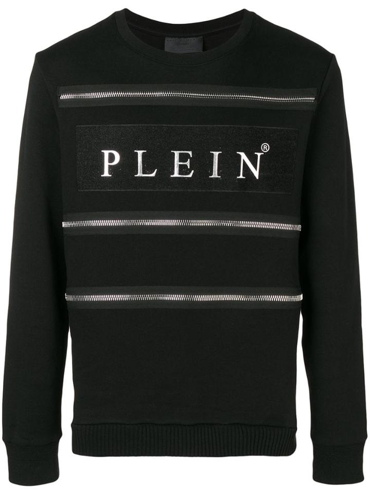 Philipp Plein Front Logo Sweatshirt - Black
