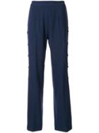 Markus Lupfer High Rise Straight-leg Track Pants - Blue