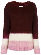 Gabriela Hearst Lawrence Cashmere Dip-dye Jumper - Red
