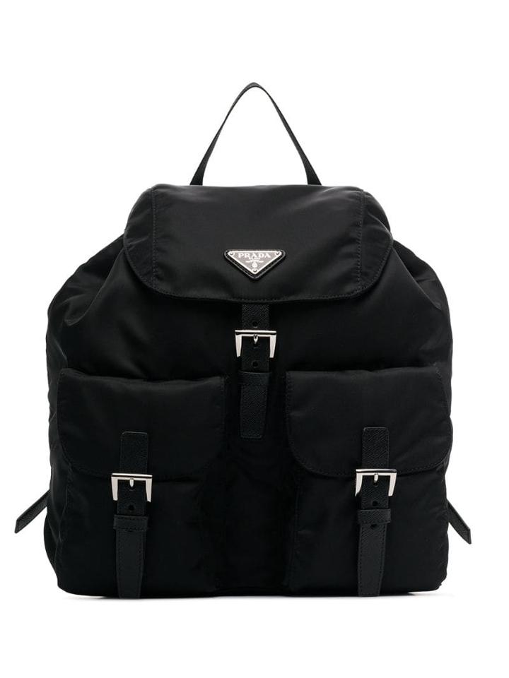 Prada Black Classic Nylon Backpack