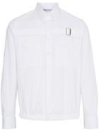 Neil Barrett Bondage Shirt Jacket - White