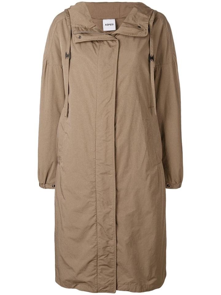 Aspesi Long Raincoat - Nude & Neutrals