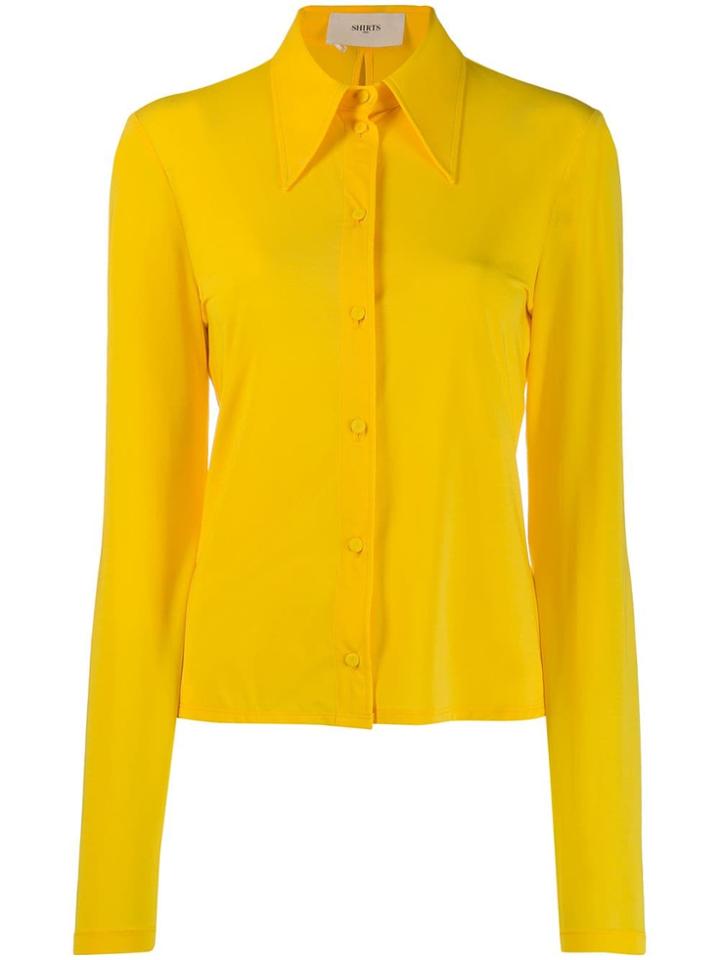 Ports 1961 Oversized Collar Shirt - Yellow