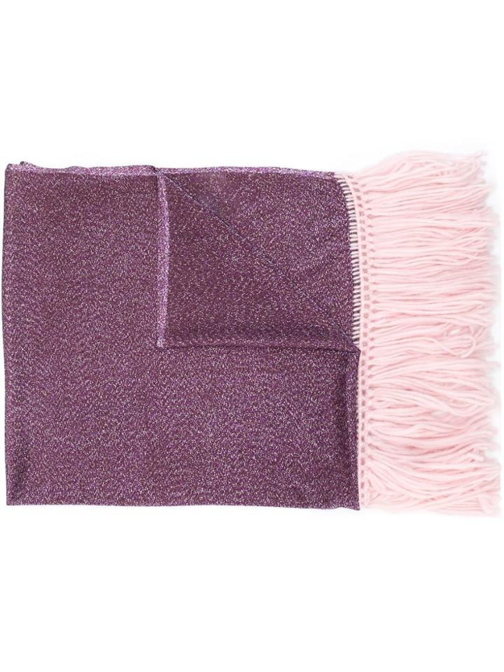 Missoni Glitter Scarf - Pink & Purple