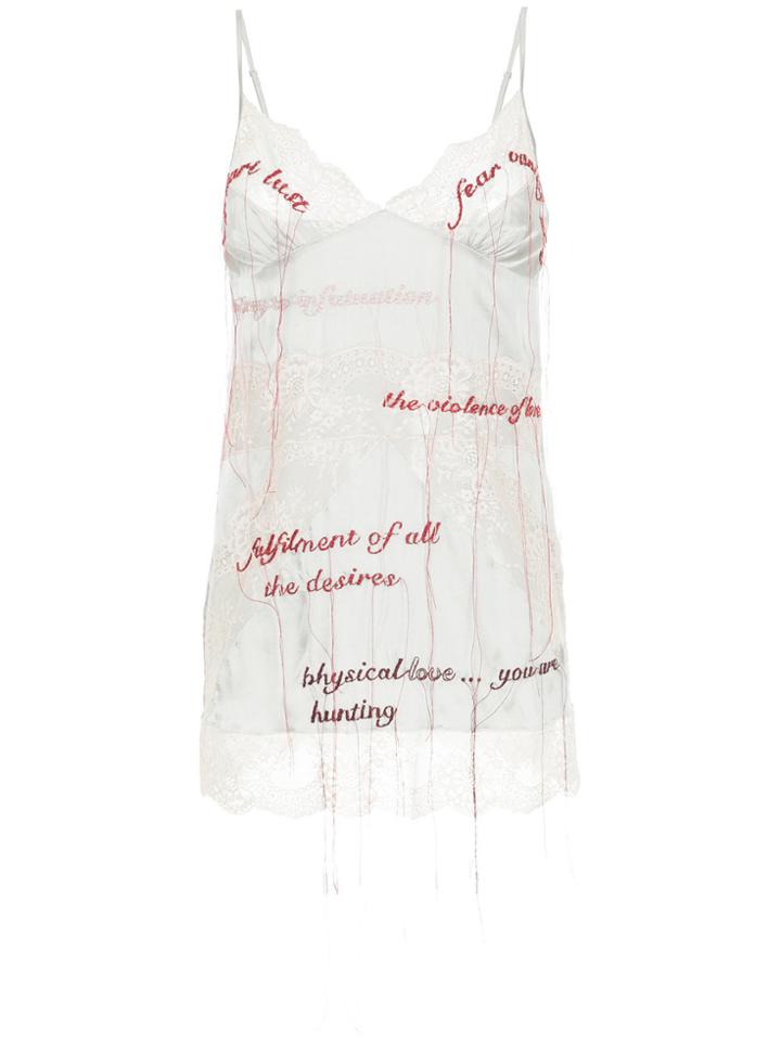 Rokh Lace Embellished Top - Grey