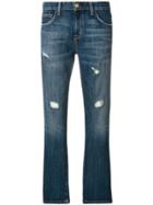 Current/elliott Distressed Detail Jeans - Blue