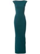 Dsquared2 Wide Neck Column Dress - Green