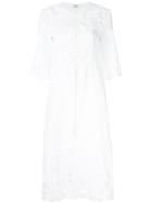 Vilshenko Embroidered And Cut-out Detailed Dress - White