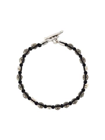 D Amico Classic Bracelet, Men's, Metallic, Cotton/stone/metal Other