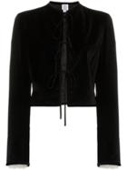 Rosie Assoulin Tri-tie Top - Black