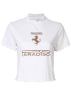 Ground Zero 'fantasy Paradiso' Print T-shirt - White