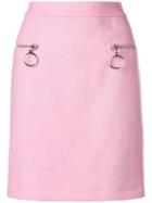 Moschino Zipped Pockets Skirt - Pink