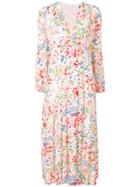 Rixo Camelia V-neck Dress - Pink