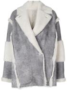 Drome Double Breasted Coat - Grey