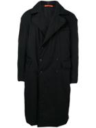 Komakino Double-breasted Coat - Black