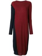 Marni - Reversible High Low Dress - Women - Virgin Wool - 48, Red, Virgin Wool