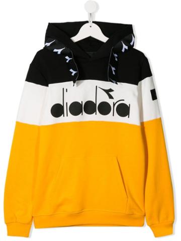 Diadora Junior Logo Hoody - Yellow