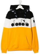 Diadora Junior Logo Hoody - Yellow