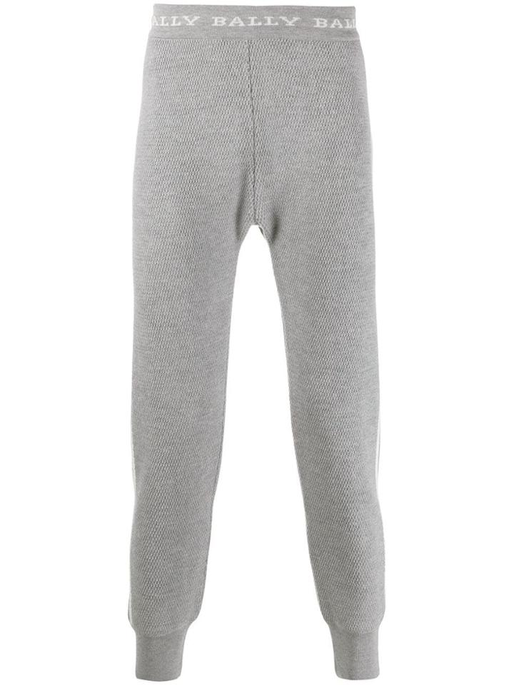 Bally Knitted Track Pants - Grey