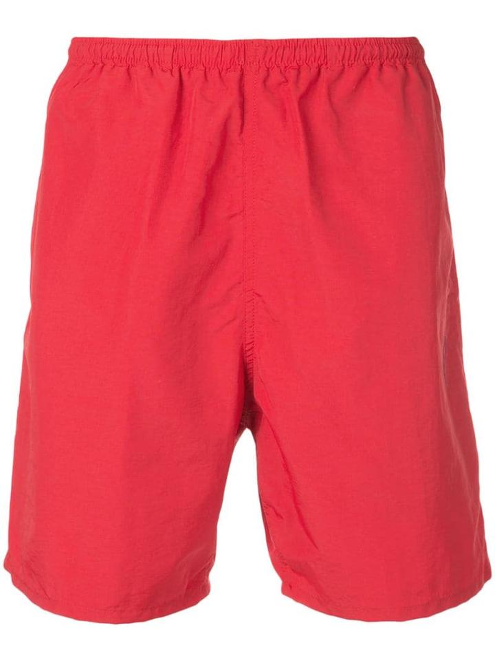 Supreme Arc Water Logo Shorts - Red