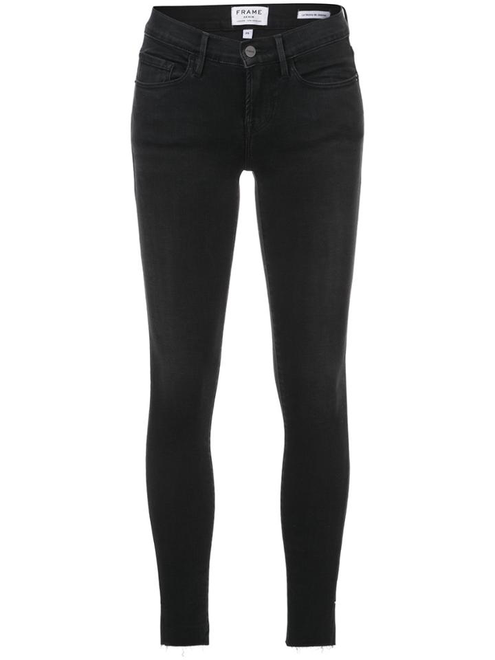 Frame Denim Skinny Jeans - Black