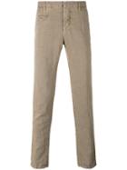 Incotex - Slim Fit Trousers - Men - Cotton/linen/flax - 36, Nude/neutrals, Cotton/linen/flax