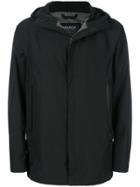 Woolrich Hooded Zip-up Jacket - Black