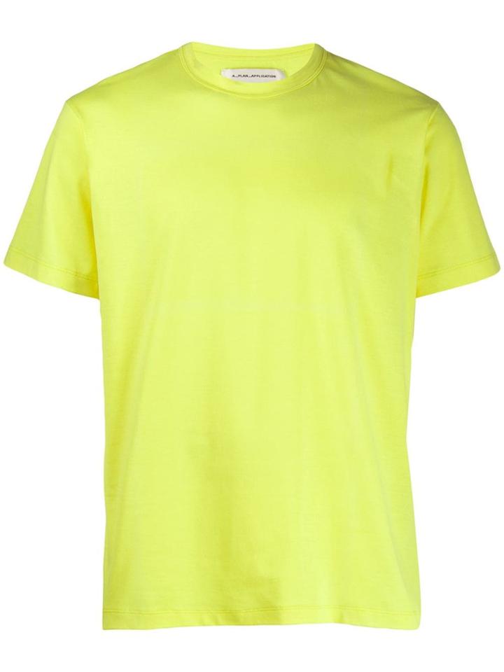 A Plan Application Basic T-shirt - Yellow