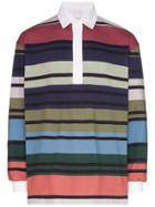 Jw Anderson Striped Rugby Polo Shirt - Multicolour