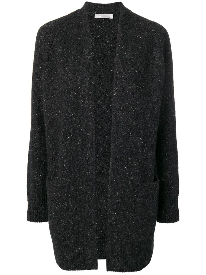 Vince Knitted Oversized Cardigan - Grey