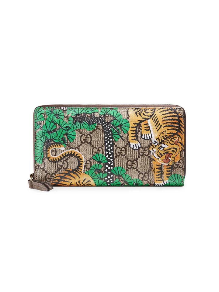 Gucci Gucci Bengal Zip Around Wallet - Multicolour