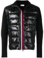 Moncler Padded Zip Front Cardigan - Black