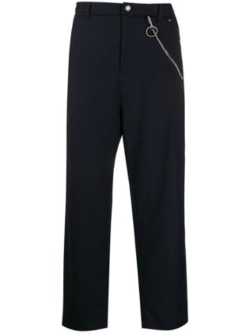 Indice Studio Chain Detail Trousers - Blue