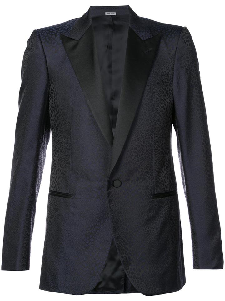Lanvin Wide Lapel Tuxedo Jacket - Black