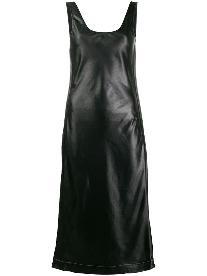 Acne Studios Satin Midi Dress - Black