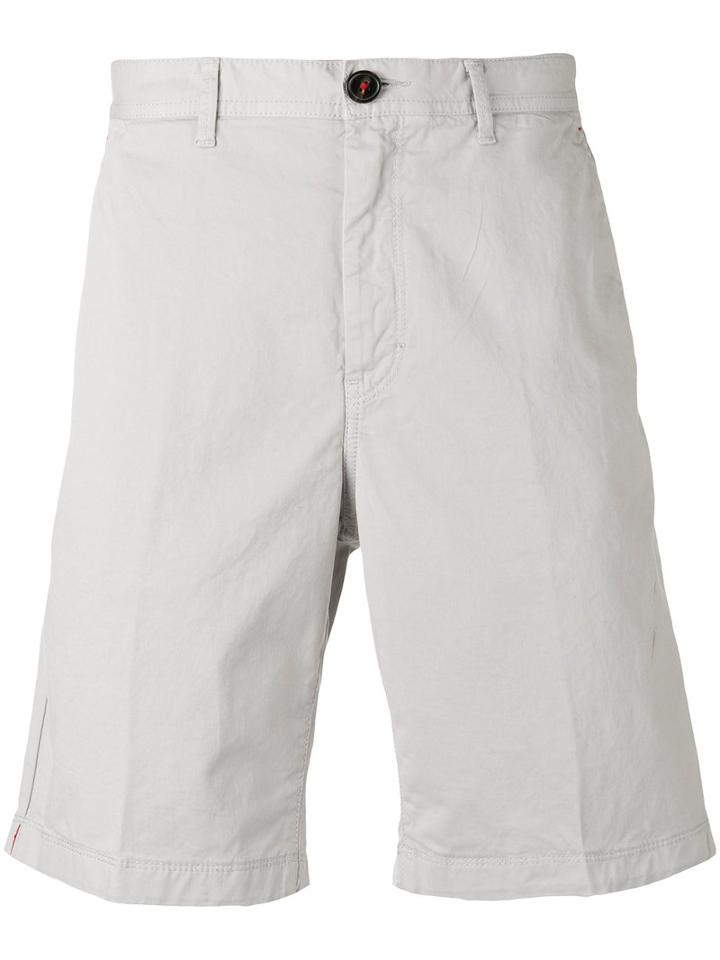 Michael Kors Tailored Shorts, Men's, Size: 36, Grey, Cotton/spandex/elastane