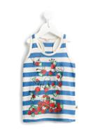 Stella Mccartney Kids 'valentine' Striped Tank Top, Girl's, Size: 8 Yrs, White