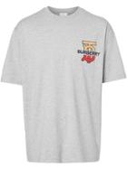 Burberry Monogram Motif Cotton T-shirt - Grey