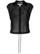 Sport Max Code Leandra Zipped Blouse - Black