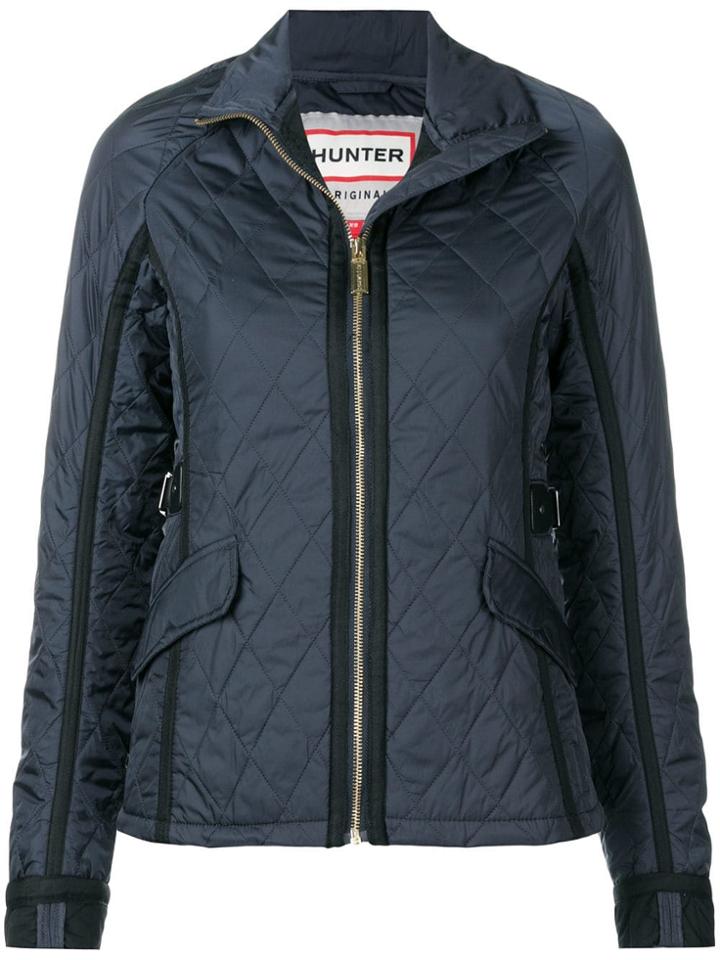 Hunter Quilted Zipped Jacket - Blue