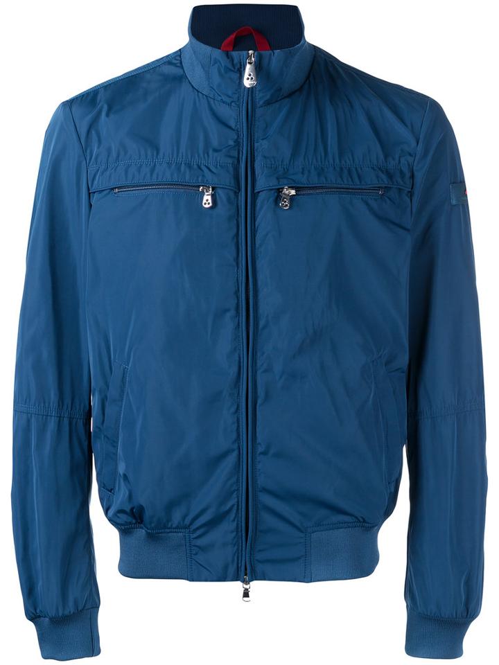 Peuterey Zip-up Jacket, Men's, Size: Xl, Blue, Polyester