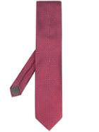 Canali Dot Pattern Tie - Red